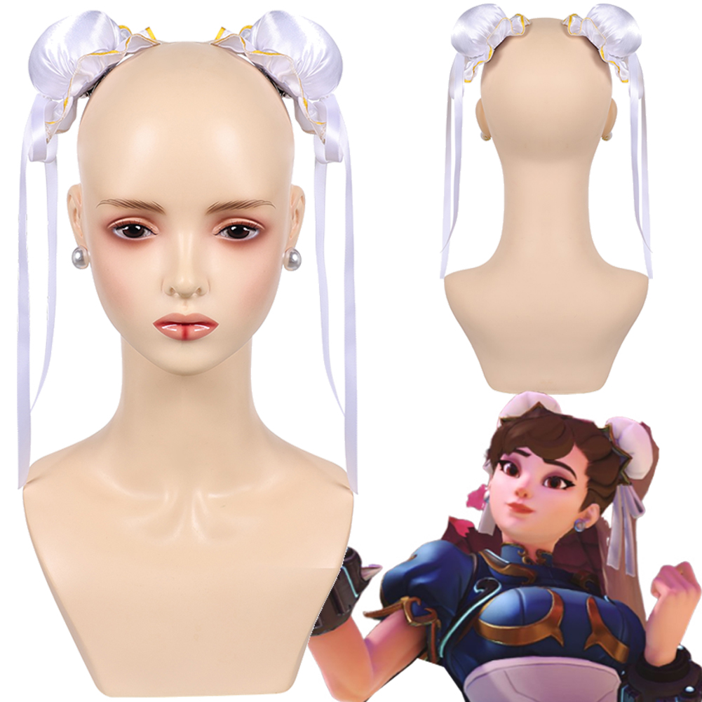 Women Accessories Earrings - Fancy Dress Chun Li Juno Hair