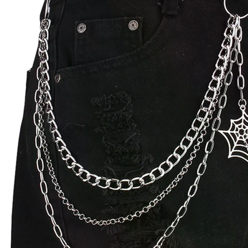 Women'S Jeans Accessories - Fashion Punk Metal Pants Chain Hip