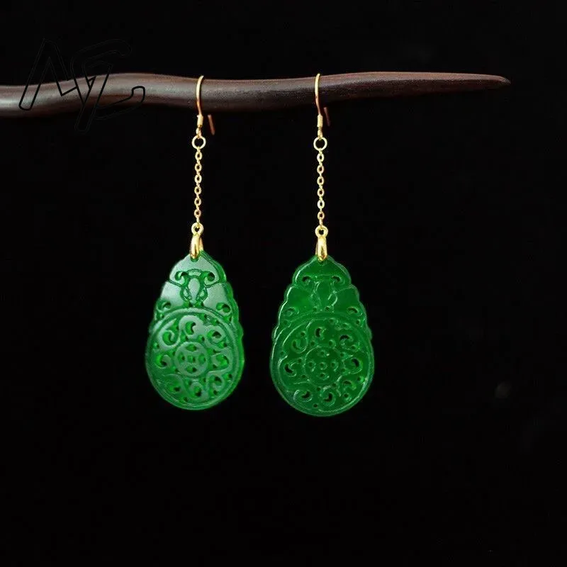 925 Silver Natural Green Jade  - огляд і ціна Women Accessories For Hand