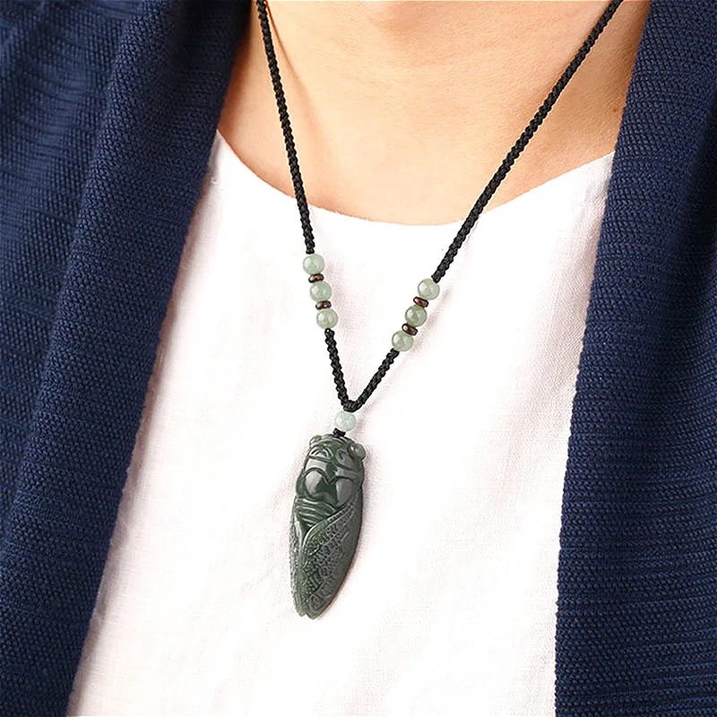 Natural Hetian Jade Cicada Pen - огляд і ціна Women Accessories For Hand
