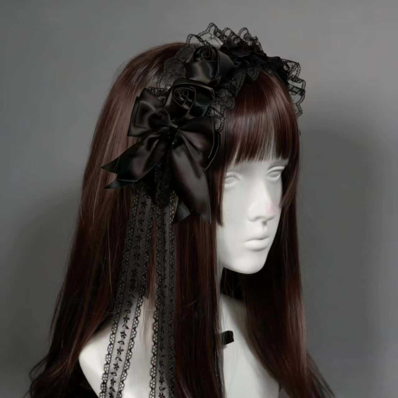 Lolita Gothic Black Lace Headb - огляд і ціна Women'S Victorian Era Accessories