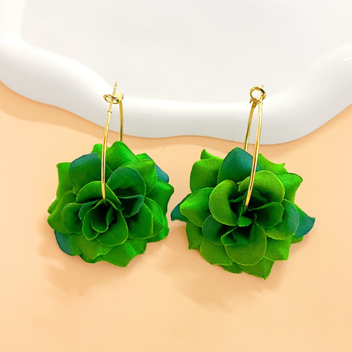 Exaggerated Hoop Earrings Red  - огляд і ціна Women'S Accessories Jewelry Sale