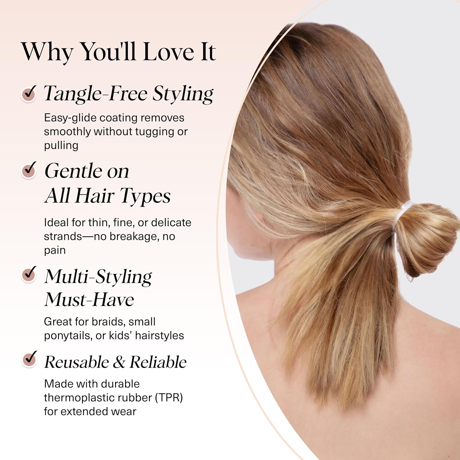 Hair Ties No Damage for Kids T - огляд і ціна Women Accessories Images