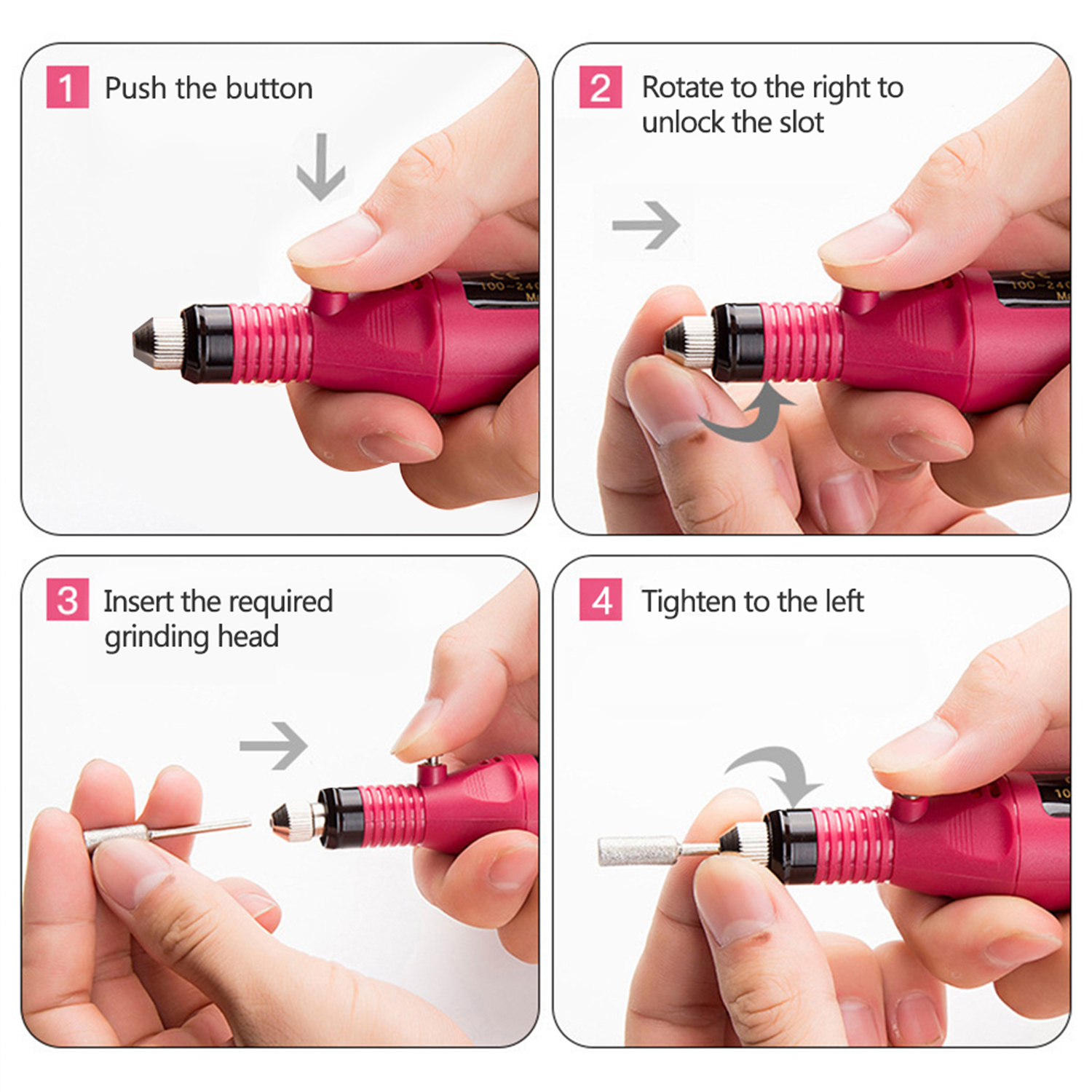 LULAA Electric Nail Drill Kit  - огляд і ціна Women Accessories Combo Gift