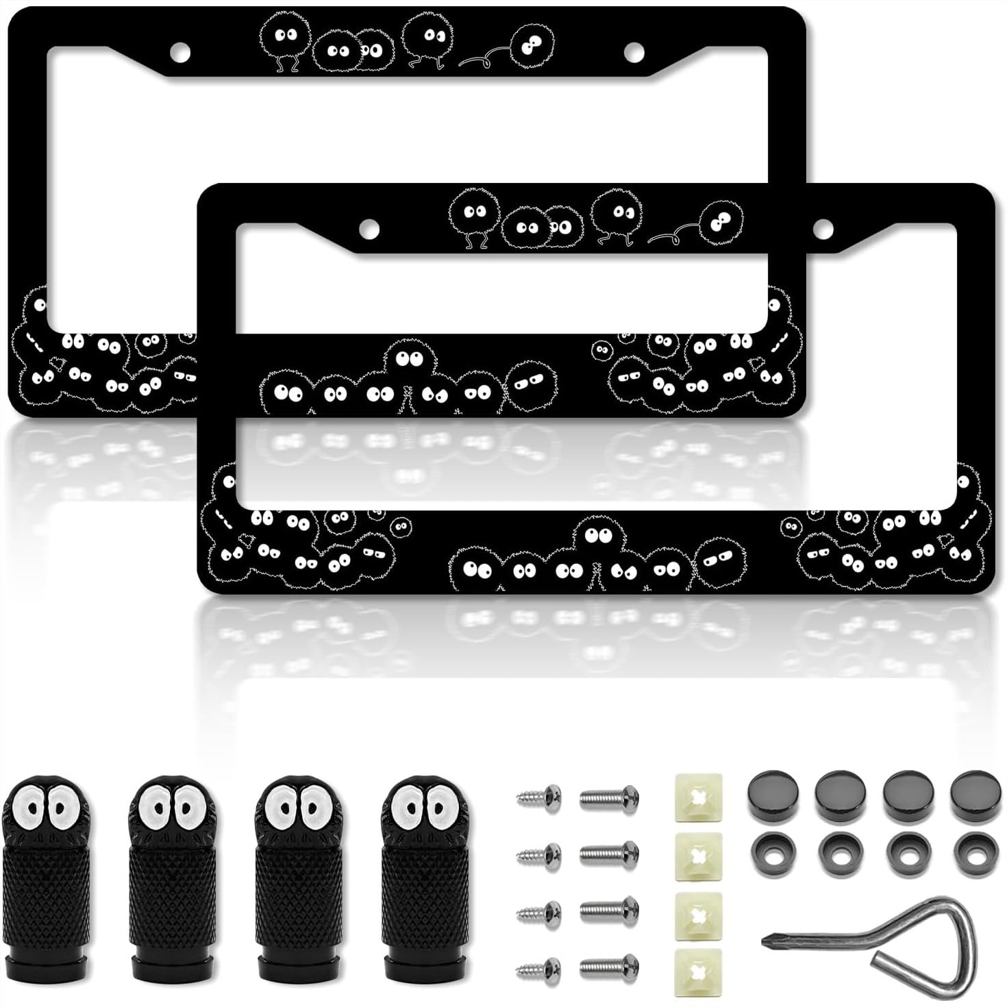 Soot Sprites License Plate Fra - огляд і ціна Women Accessories Images