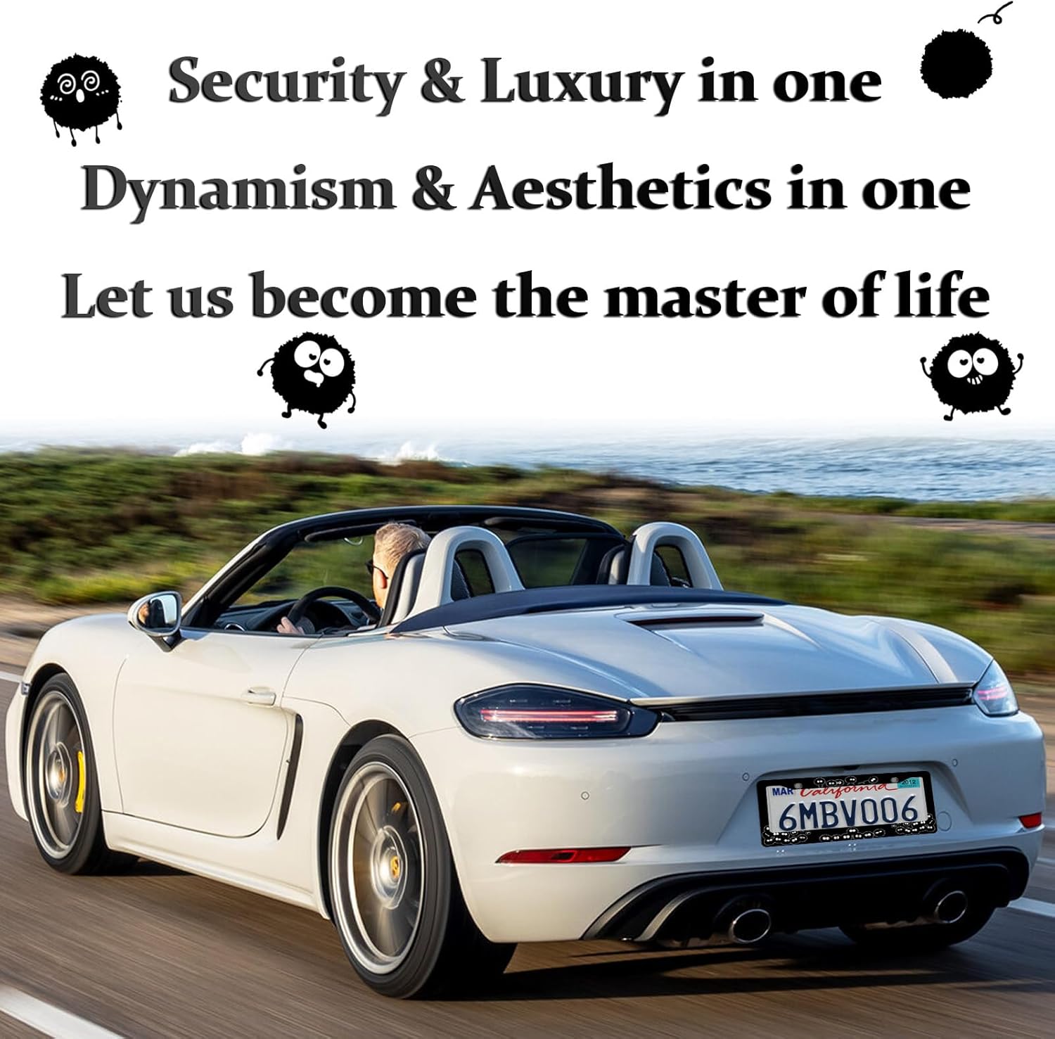 Soot Sprites License Plate Fra - огляд і ціна Women Accessories Images