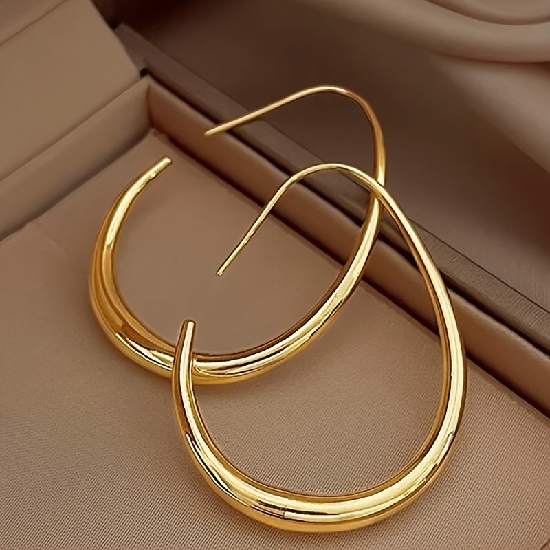 Hot Sale Geometric Oval Hoop E - огляд і ціна Women'S Accessories Jewelry Sale