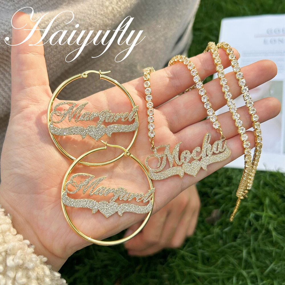 Haiyufly Custom Frosted Name N - огляд і ціна Women Accessories Gift Set