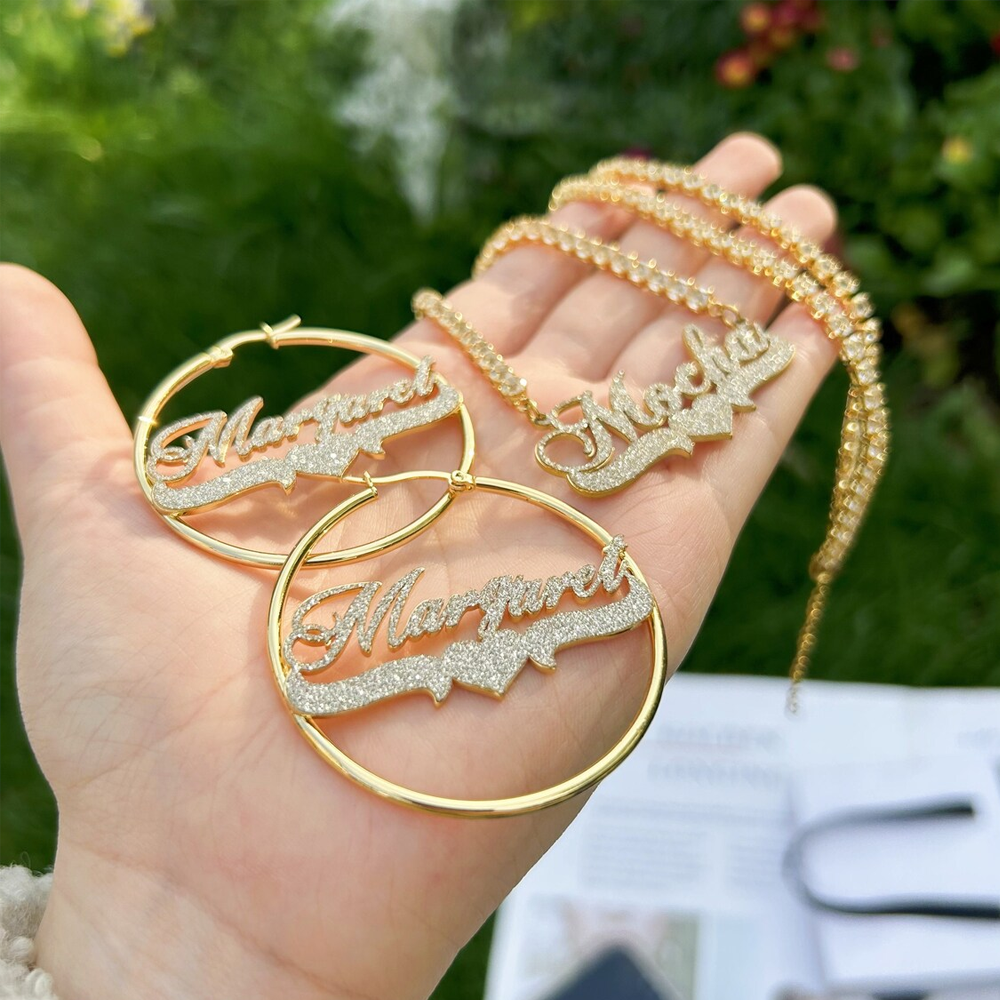 Haiyufly Custom Frosted Name N - огляд і ціна Women Accessories Gift Set