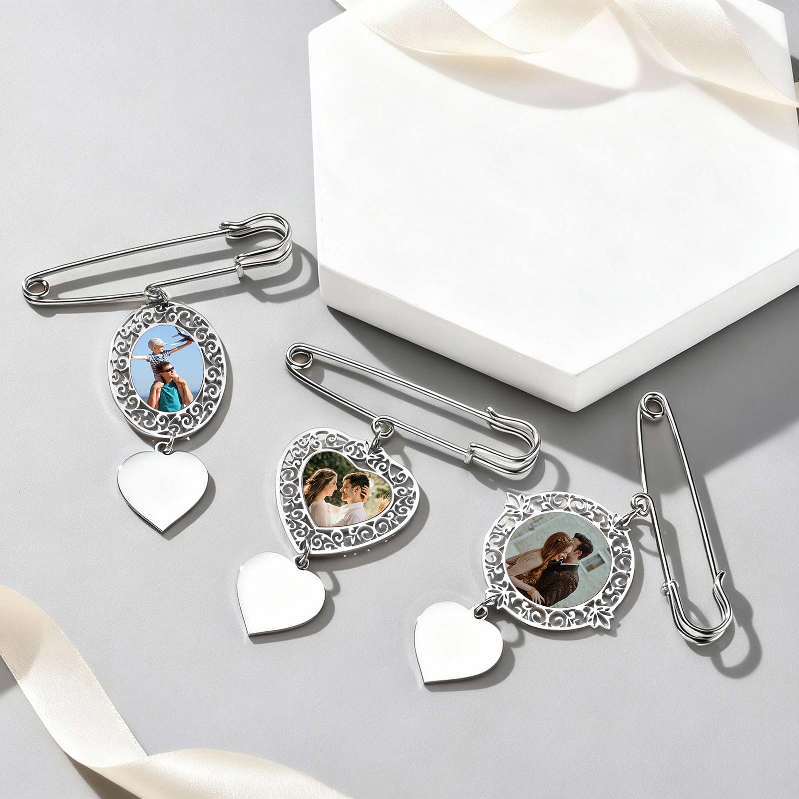 Custom Picture Badge Brooches  - огляд і ціна Women Accessories Images