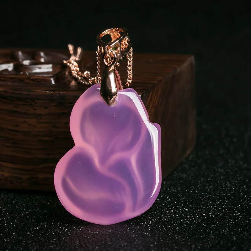 Natural Purple Agate Fox Penda - огляд і ціна Women Accessories For Hand