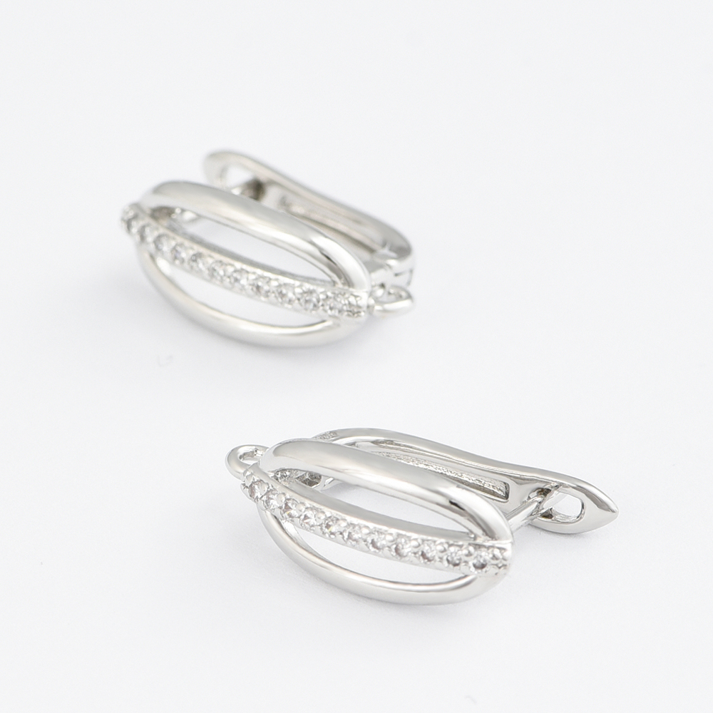 1 Pair 18K Gold Plated Brass C - огляд і ціна Women Accessories Earrings