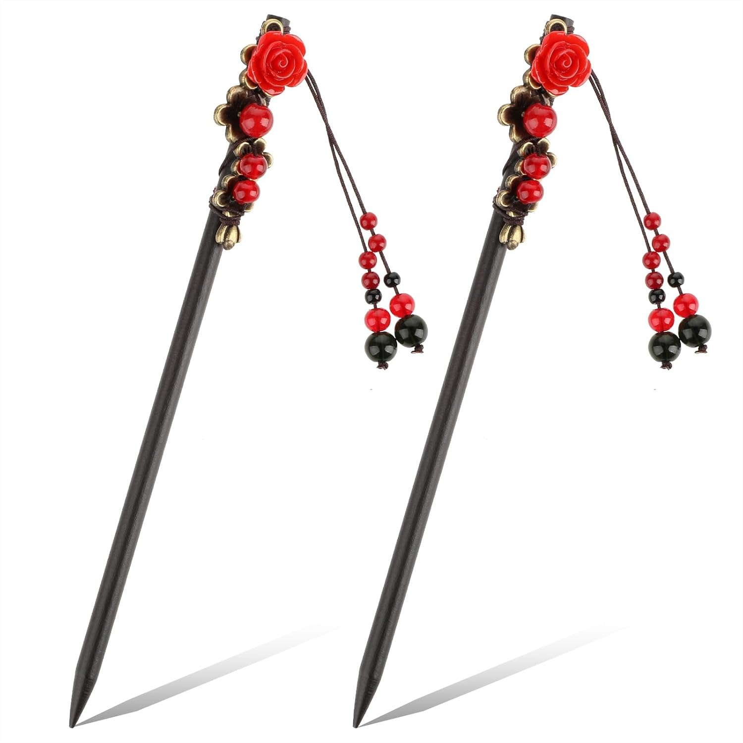 2 Pack Chinese Hair Sticks Woo - огляд і ціна Women Accessories Images