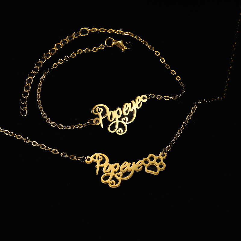 Goxijite Customize Name Neckla - огляд і ціна Women Accessories Gift Set