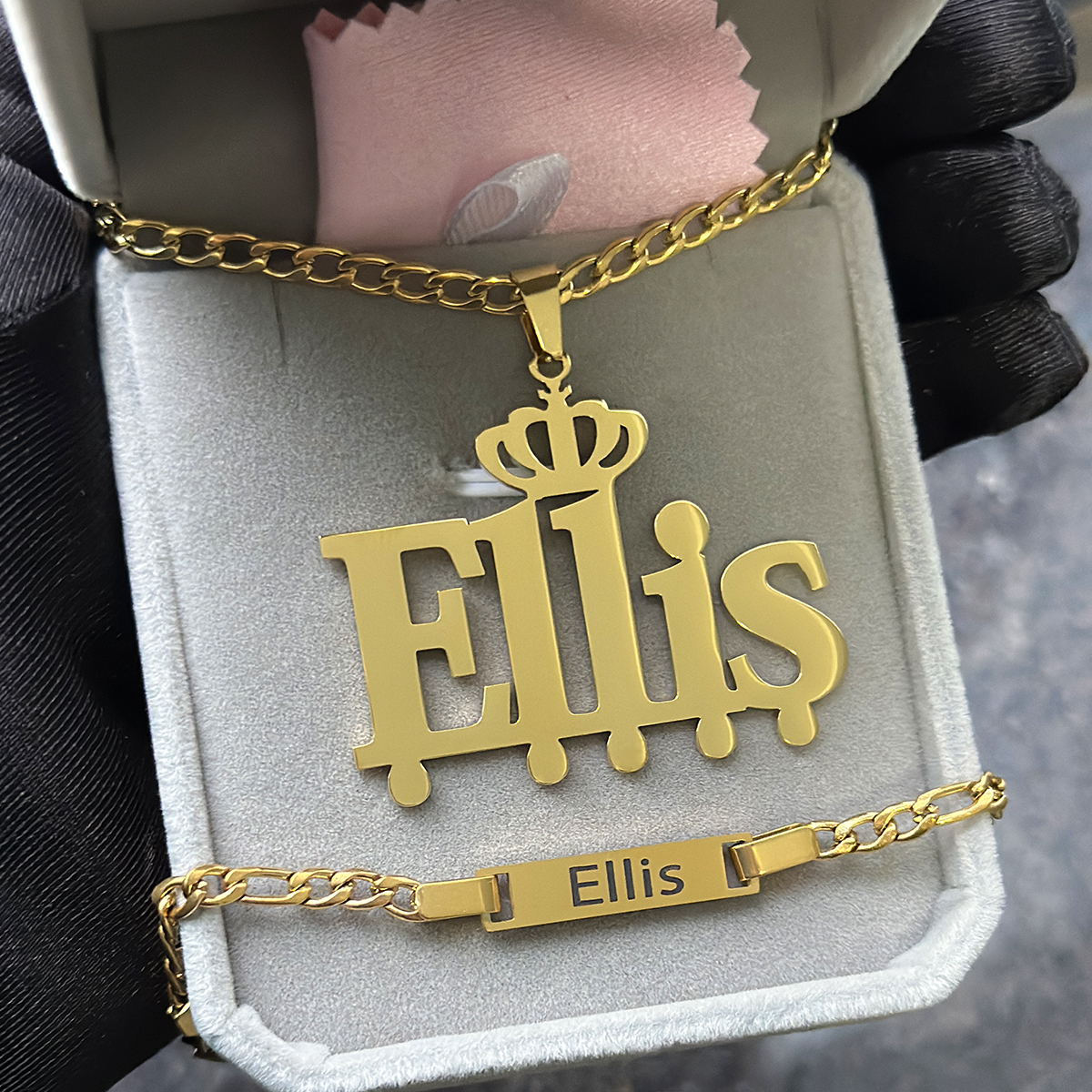 Custom Little Boy Name Necklac - огляд і ціна Women Accessories Gift Set