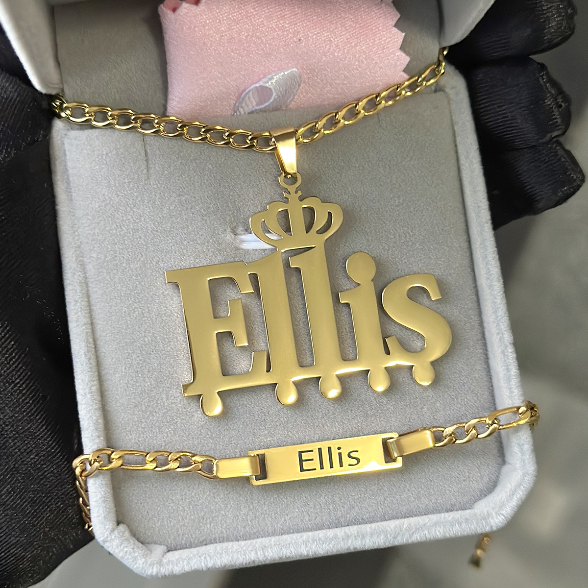 Custom Little Boy Name Necklac - огляд і ціна Women Accessories Gift Set