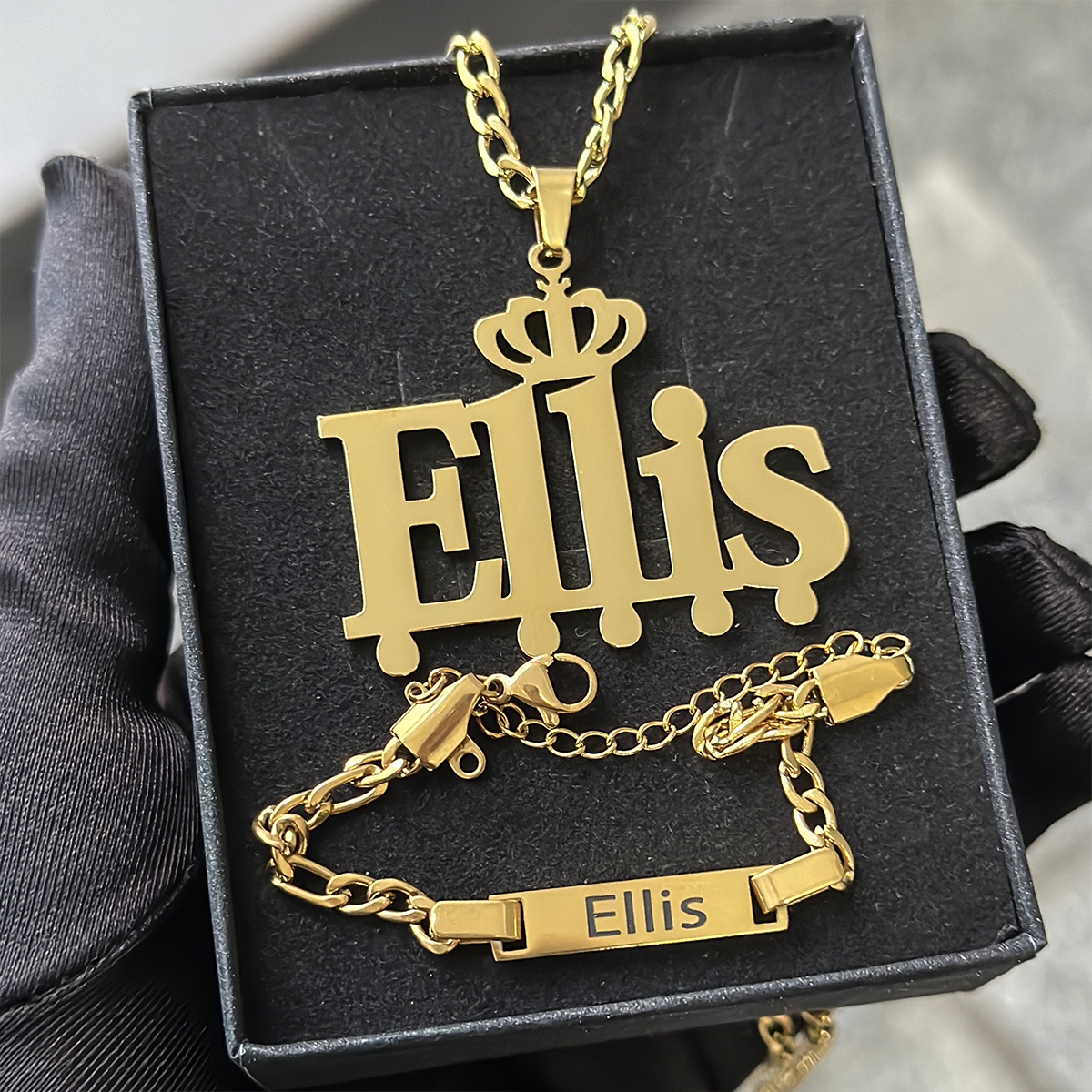 Custom Little Boy Name Necklac - огляд і ціна Women Accessories Gift Set