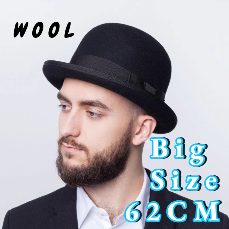 100% Wool Bowler Hat for Men B - огляд і ціна Women'S Victorian Era Accessories