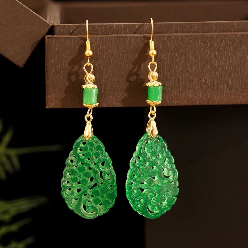 925 Silver Natural Green Jade  - огляд і ціна Women Accessories For Hand