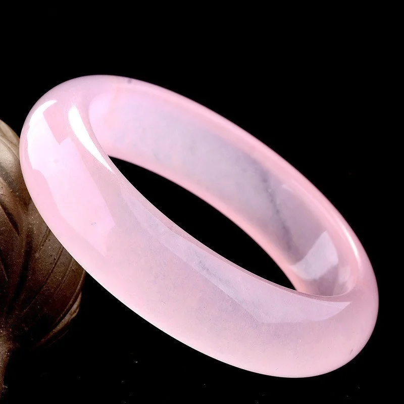 Genuine Natural Pink Jade Bang - огляд і ціна Women Accessories For Hand