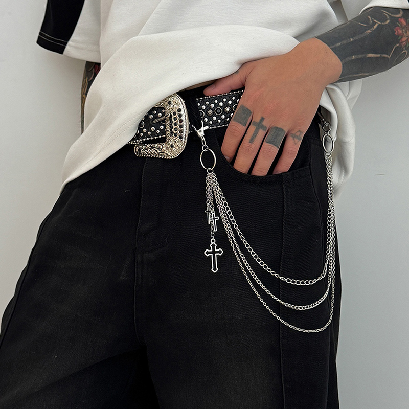 New Retro Punk Rock Cross Pant - огляд і ціна Women'S Jeans Accessories