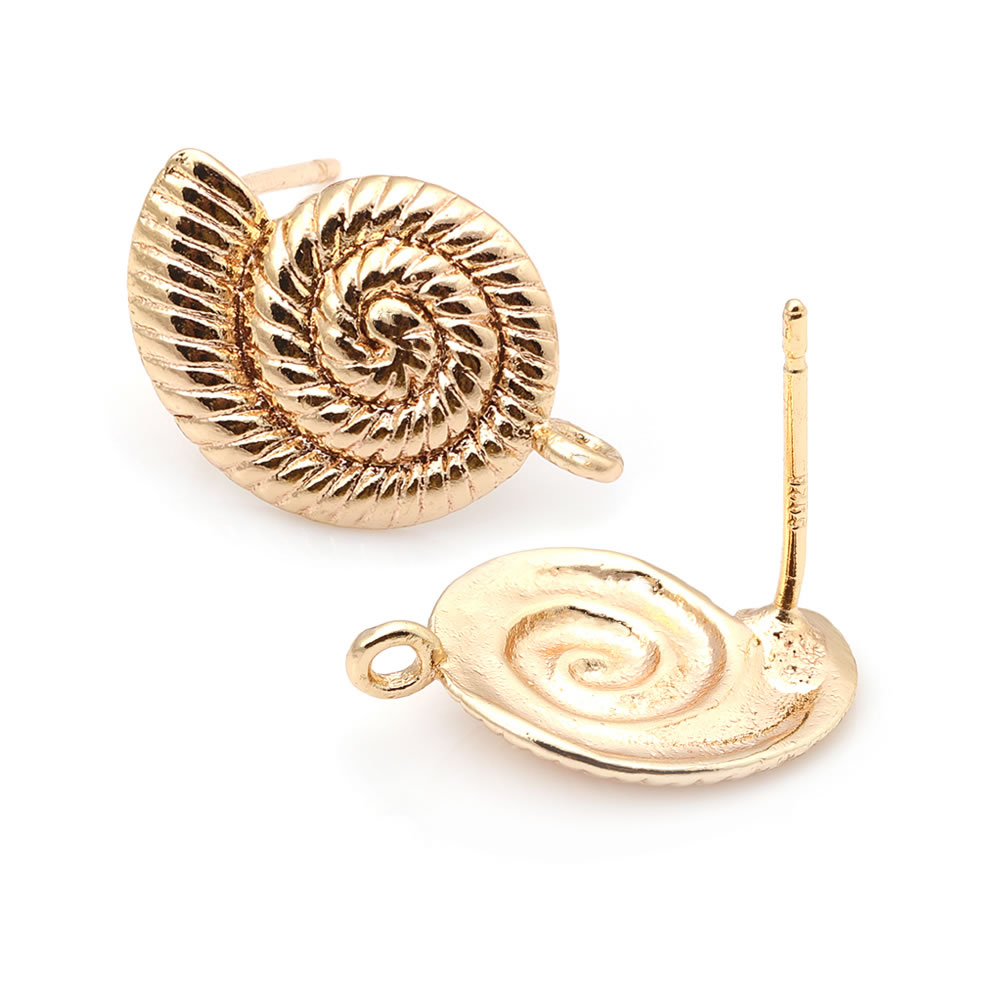 6PCS 18K Gold Color Brass Conc - огляд і ціна Women Accessories Earrings