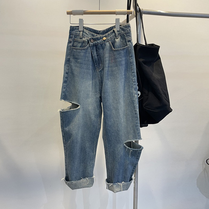 Summer Women Ripped Jeans High - огляд і ціна Women'S Jeans Accessories