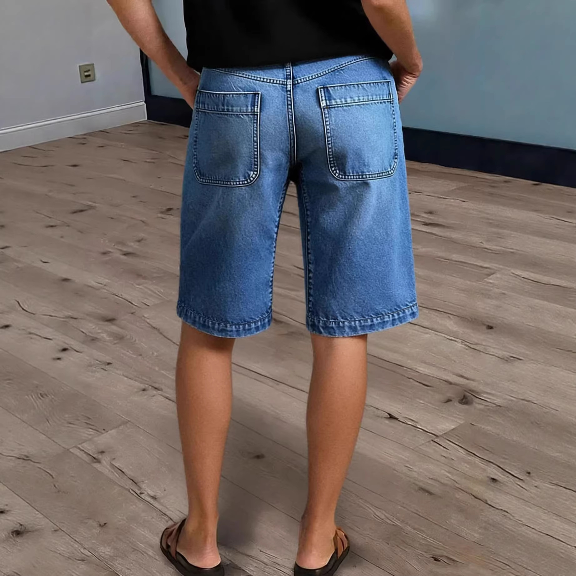 Women Knee Length Denim Shorts - огляд і ціна Women'S Jeans Accessories