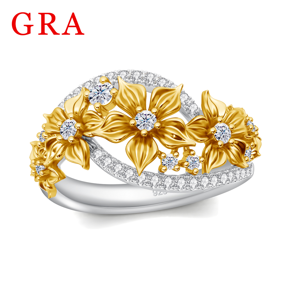 Unique Trending Flower Moissan - огляд і ціна Women'S Accessories Jewelry Sale