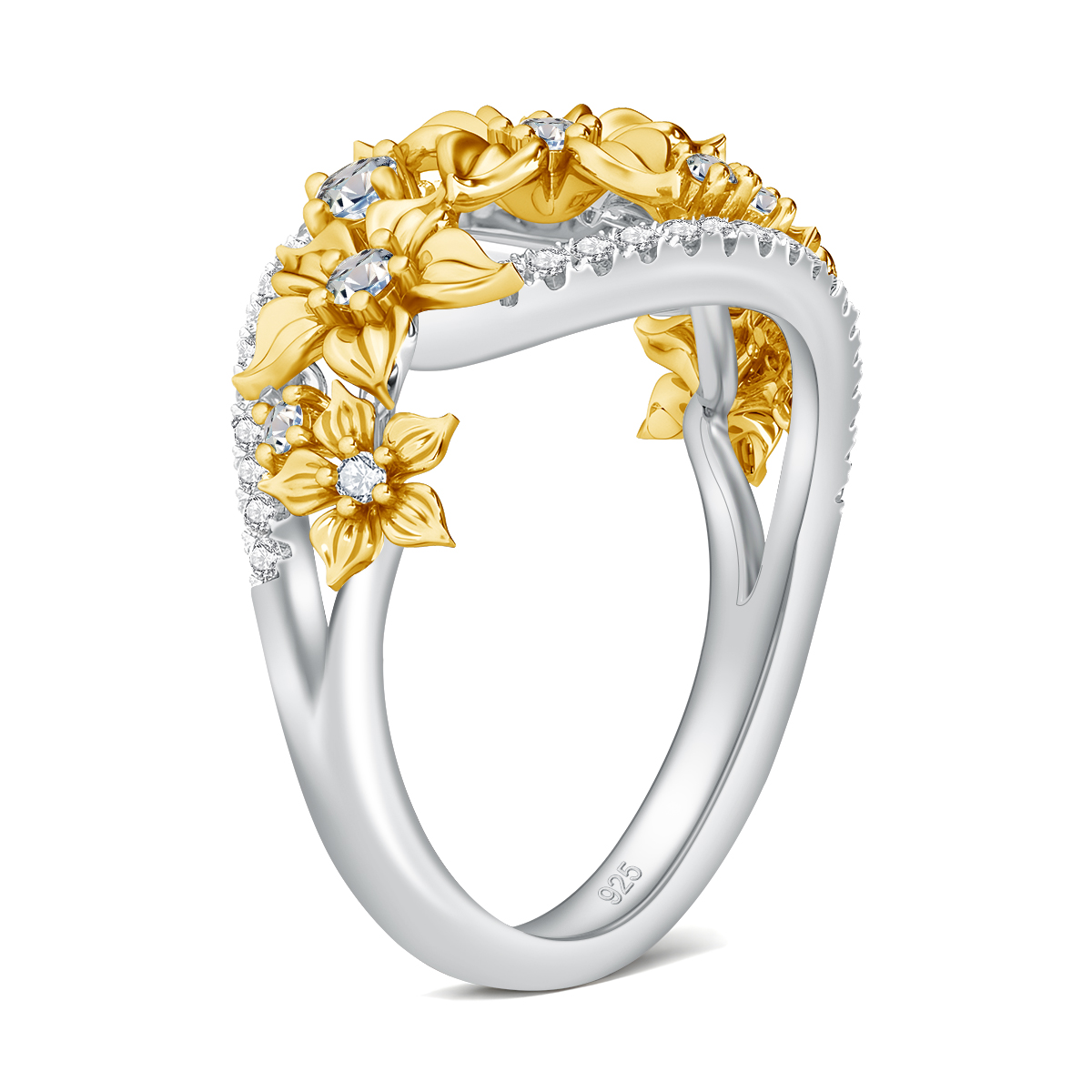 Unique Trending Flower Moissan - огляд і ціна Women'S Accessories Jewelry Sale