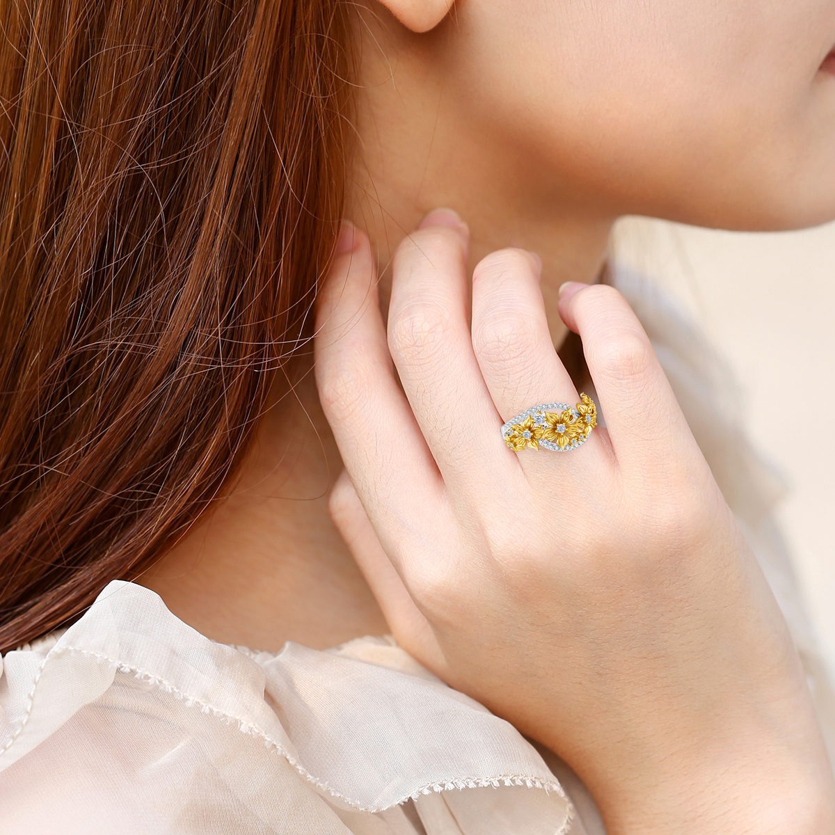 Unique Trending Flower Moissan - огляд і ціна Women'S Accessories Jewelry Sale
