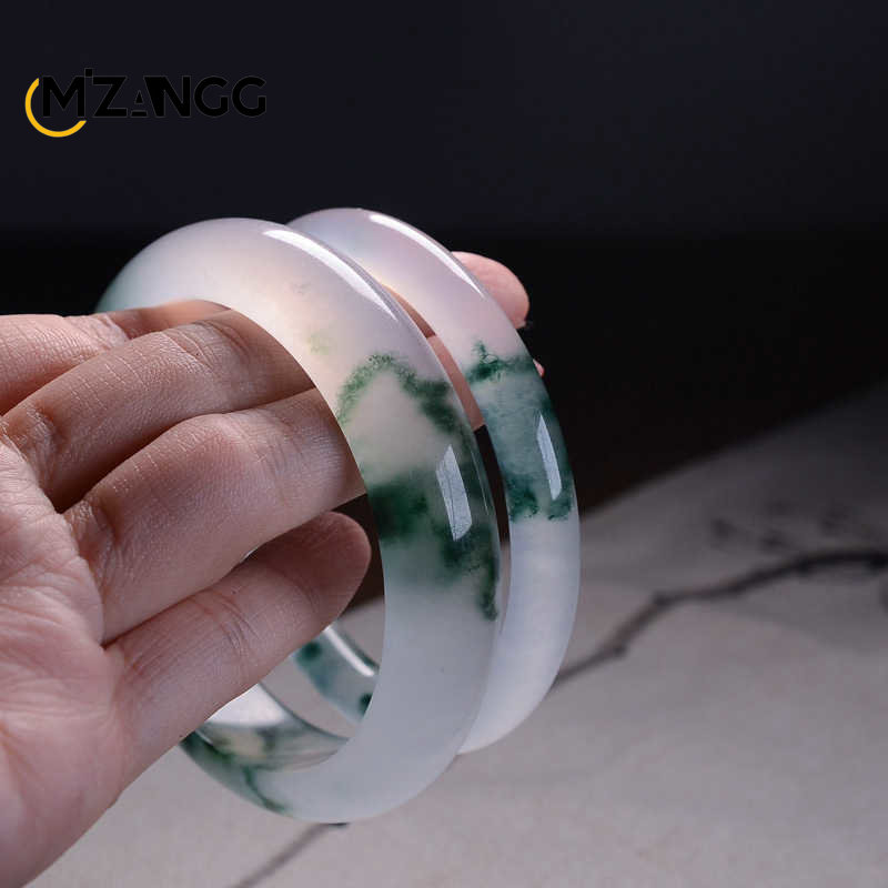 Natural Green Jadeite Bangle J - огляд і ціна Women Accessories For Hand