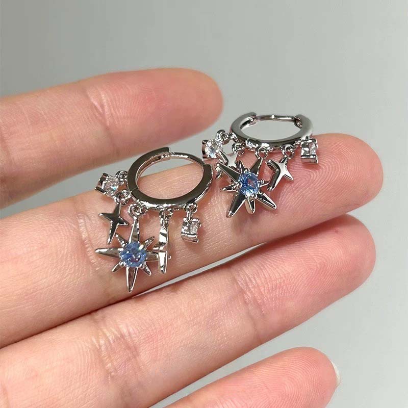 New Y2K Blue Zircon Star Tasse - огляд і ціна Women'S Accessories Jewelry Sale
