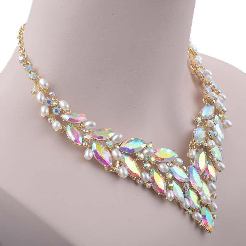 Delicate Golded Pearl Crystal  - огляд і ціна Women Accessories Gift Set