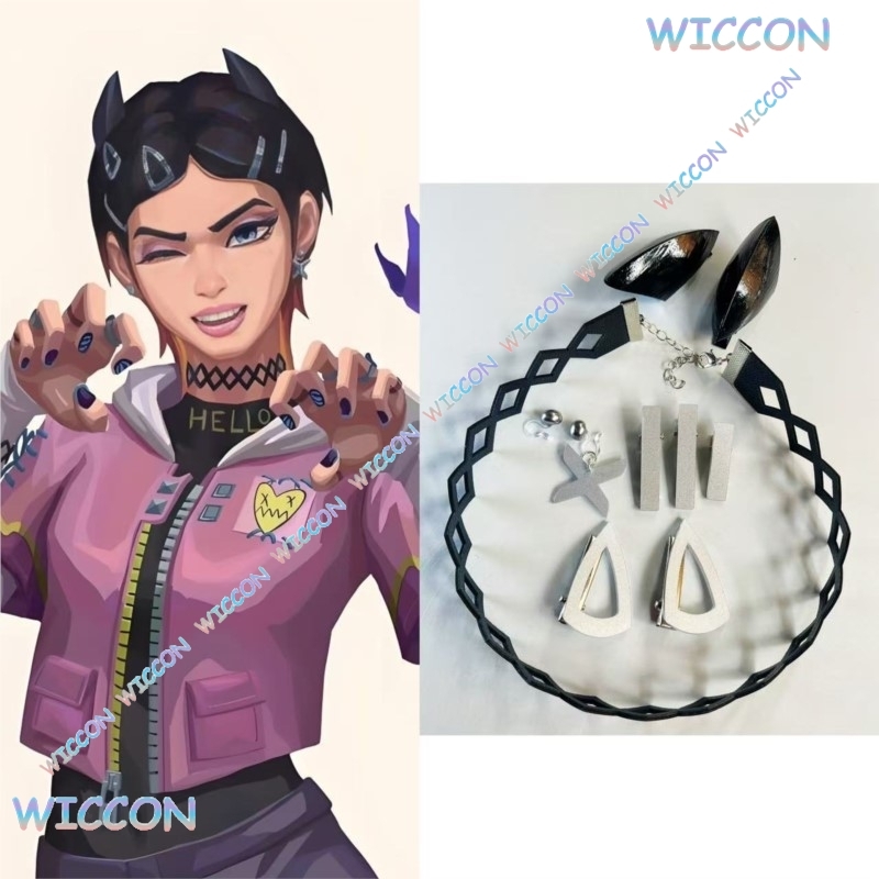 Valorant Clove  Clip Collar Bu - огляд і ціна Women Accessories Earrings