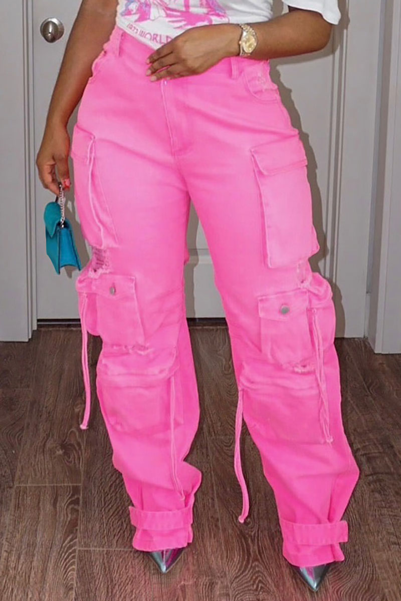 Plus Size Cargo Denim Jeans Po - огляд і ціна Women'S Jeans Accessories