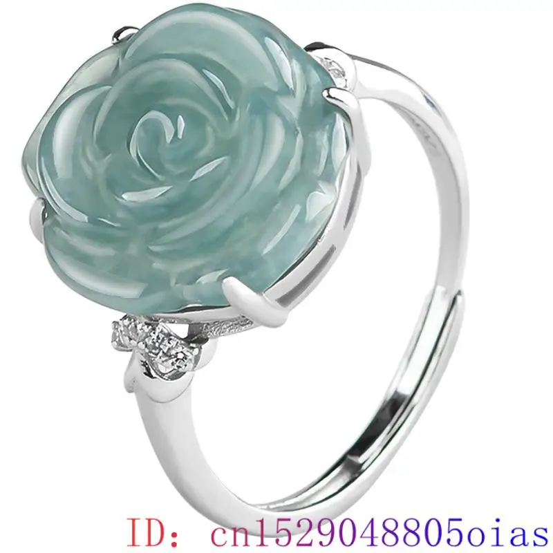 Blue Real Jadeite Rose Jewelry - огляд і ціна Women Accessories Gift Set