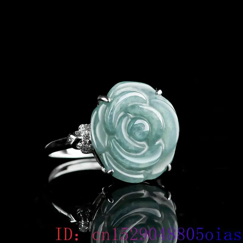 Blue Real Jadeite Rose Jewelry - огляд і ціна Women Accessories Gift Set