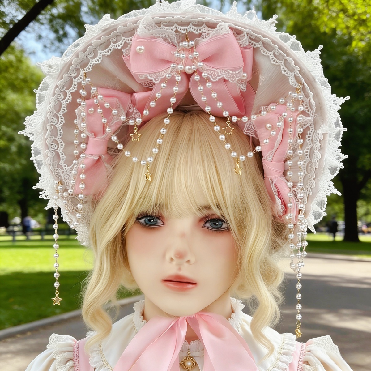 Womens Victorian Bonnet Hat Re - огляд і ціна Women'S Victorian Era Accessories